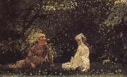 Winslow Homer Hawk Farm scenery Spain oil painting artist